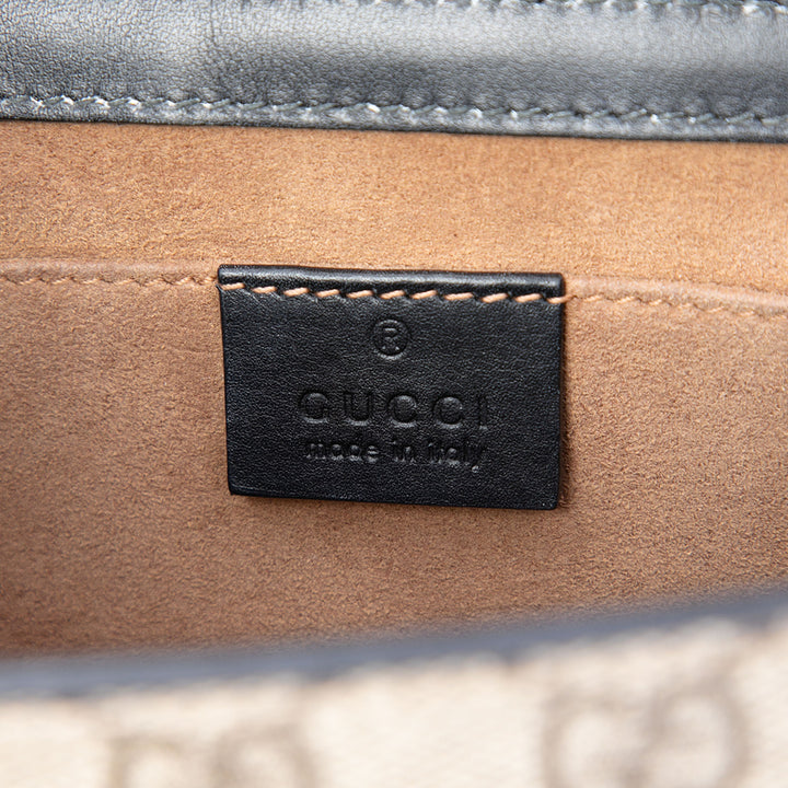 Gucci Small GG Supreme Padlock Sac porté croisé