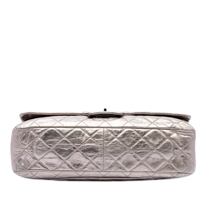 Chanel Metallic vieilli Cuir de veau Reissue 2.55 Double rabat 227