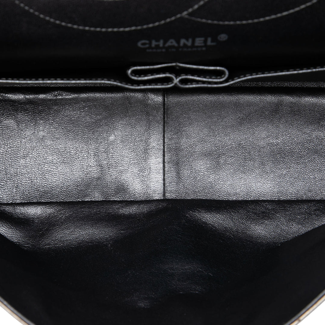 Chanel Metallic vieilli Cuir de veau Reissue 2.55 Double rabat 227