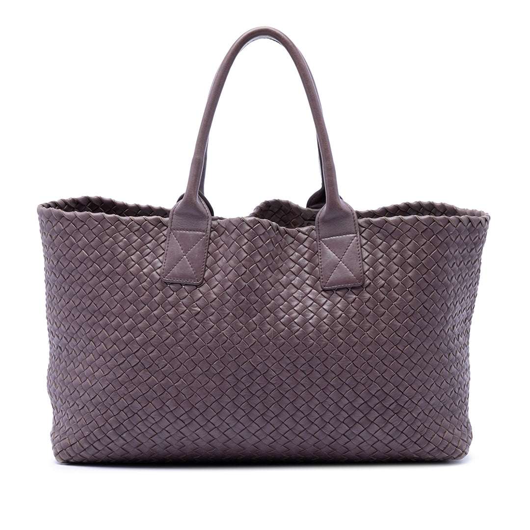 Bottega Veneta Édition limitée Medium Cuir d’agneau Intreccio Cabat Cabas