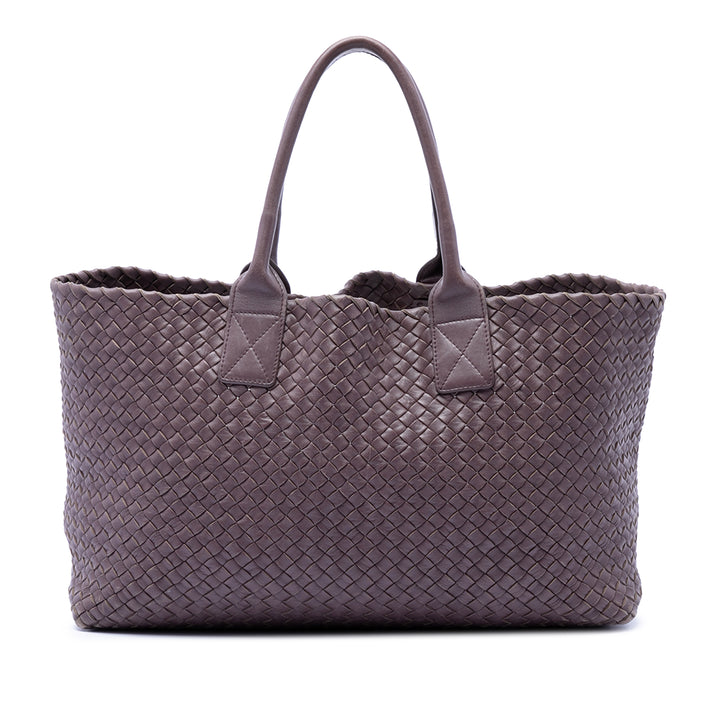 Bottega Veneta Édition limitée Medium Cuir d’agneau Intreccio Cabat Cabas