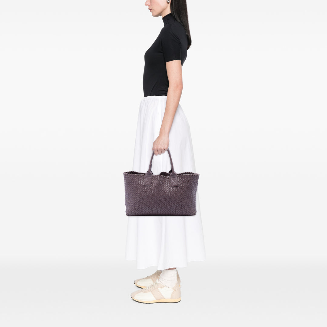Bottega Veneta Édition limitée Medium Cuir d’agneau Intreccio Cabat Cabas