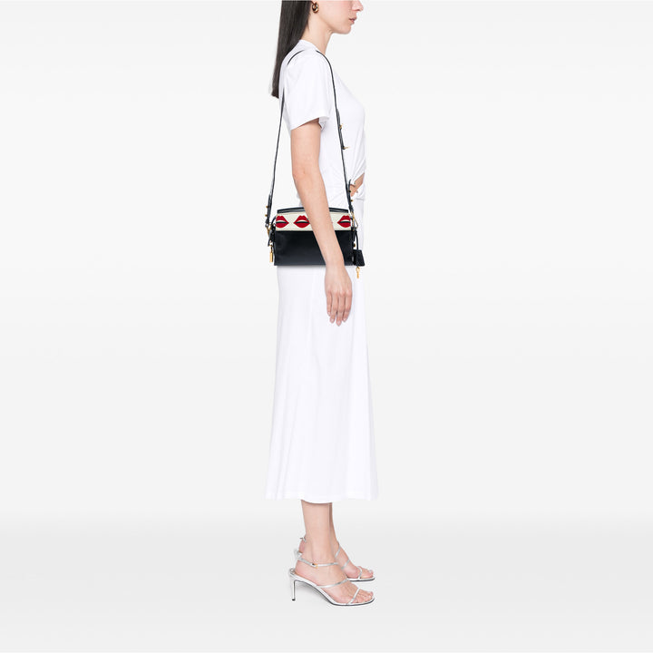 Prada City Veau et Lip Imprimé Esplanade Sac Cuir Saffiano