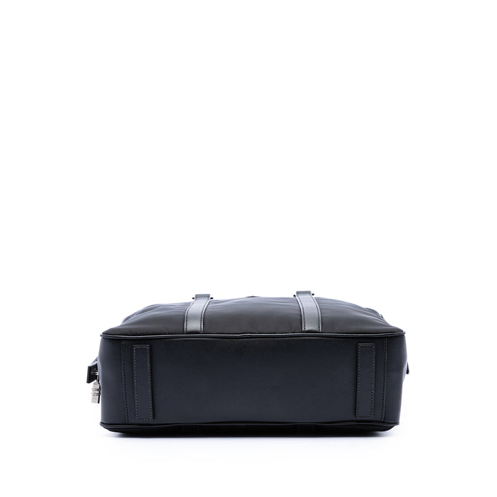 Prada Saffiano à finitions Tessuto Business Sac