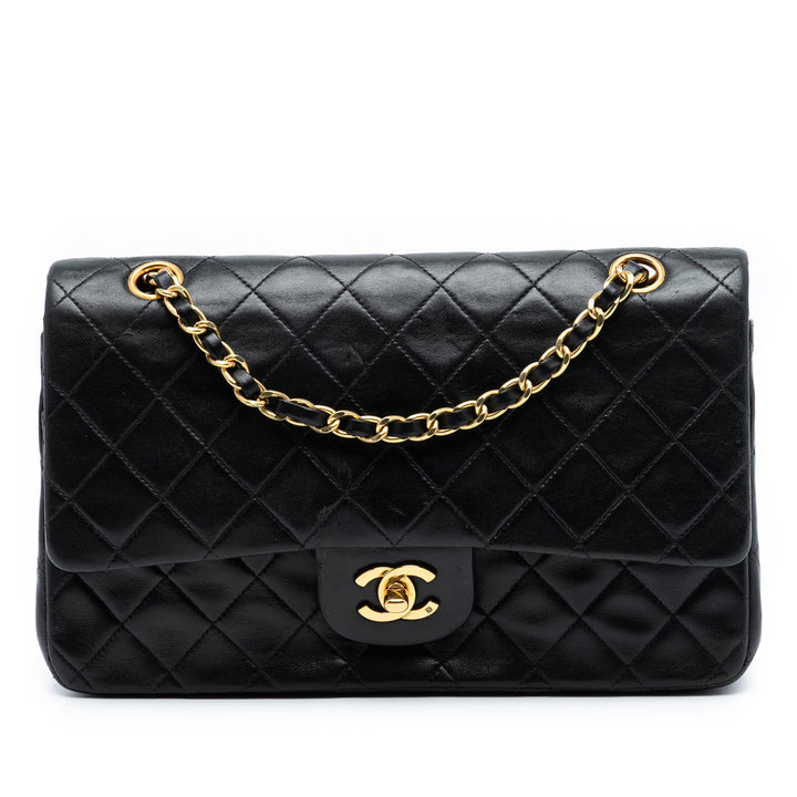 Chanel Medium Classic Cuir d’agneau Double rabat
