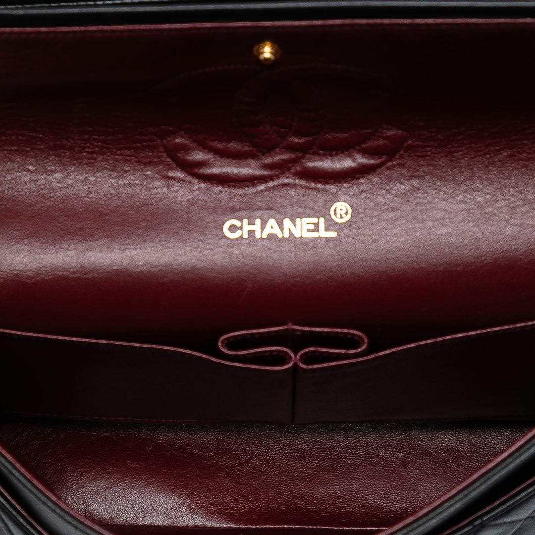 Chanel Medium Classic Cuir d’agneau Double rabat