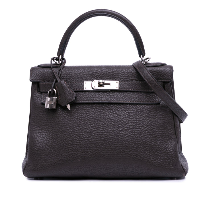 Hermès Togo Kelly II Retourne 28 Marron