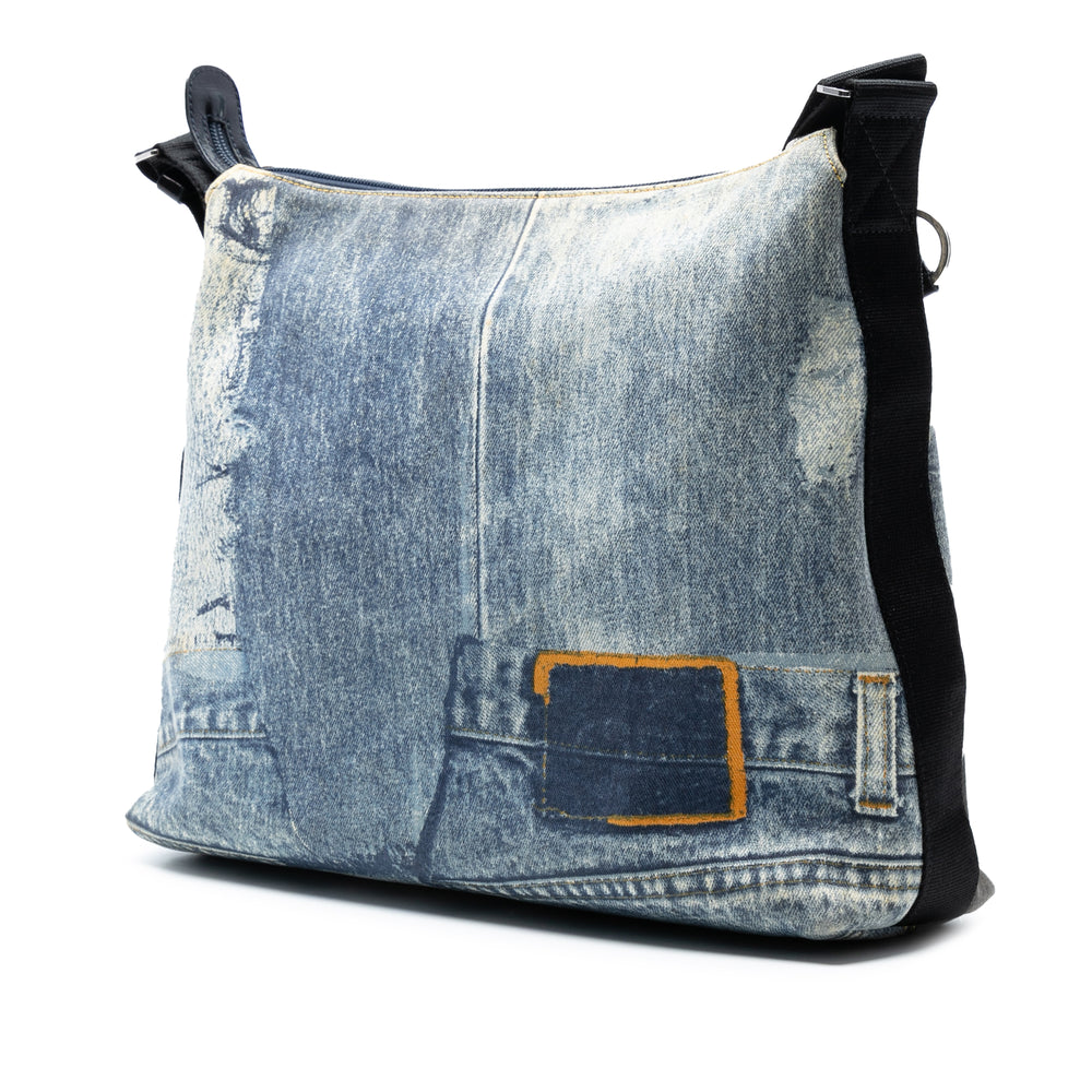 Dior Imprimé Speedway Sac Jean Bleu – vue 2 – GABY PARIS