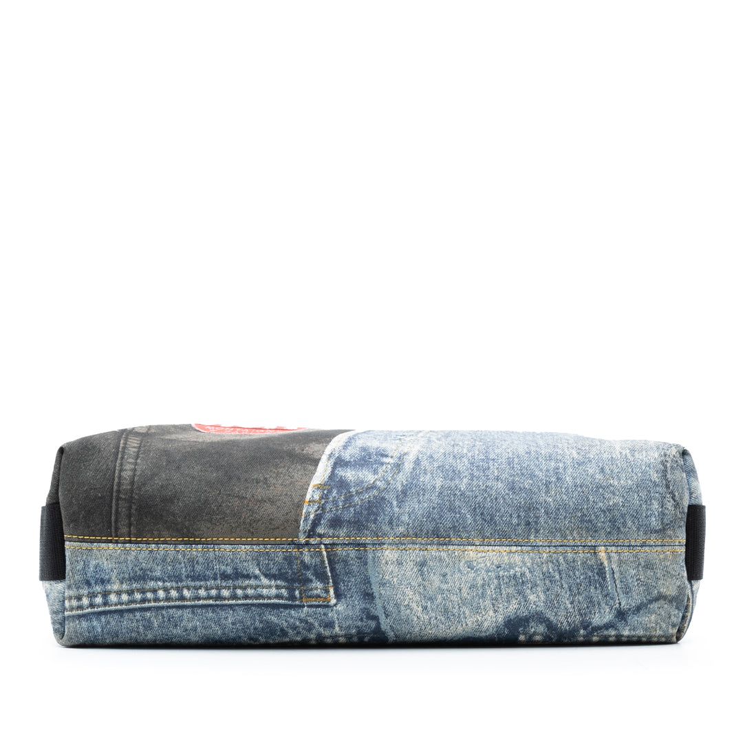 Dior Imprimé Speedway Sac Jean Bleu – vue 3 – GABY PARIS