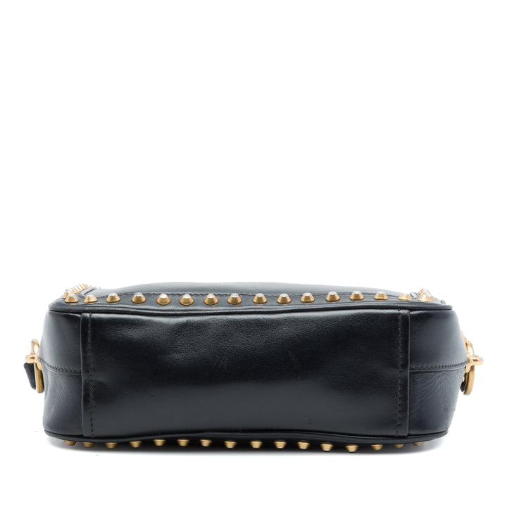 Prada City Veau clouté Sac caméra Cuir