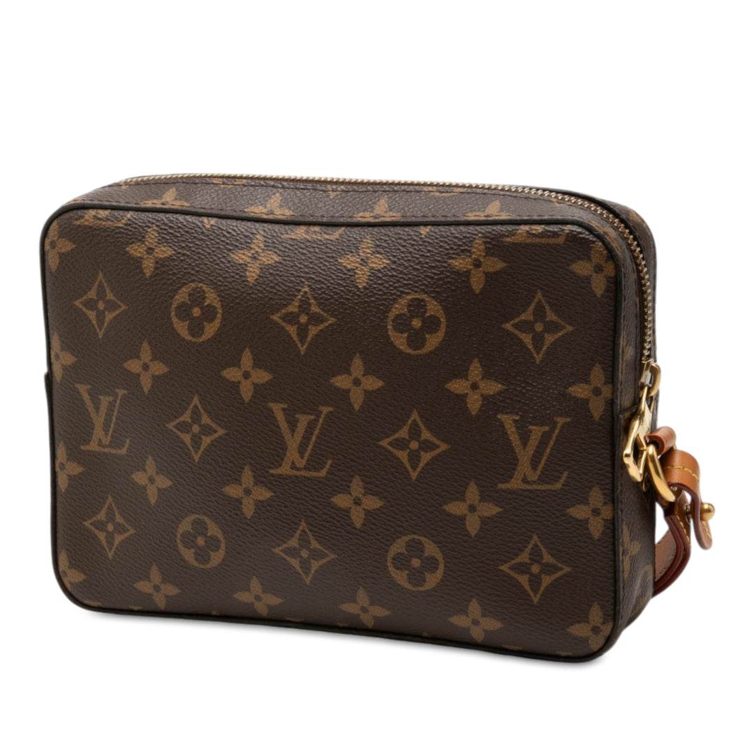 Souple Trunk Pochette Monogram Marron