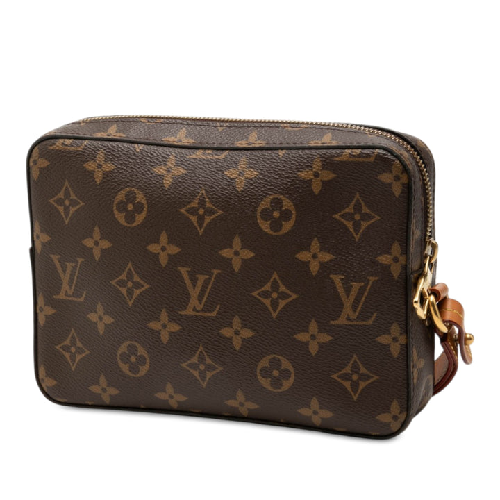 Souple Trunk Pochette Monogram Marron