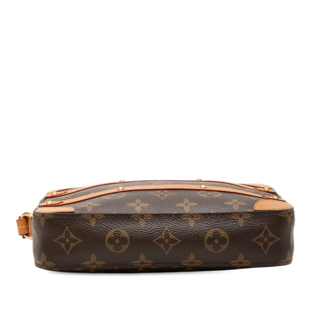Souple Trunk Pochette Monogram Marron