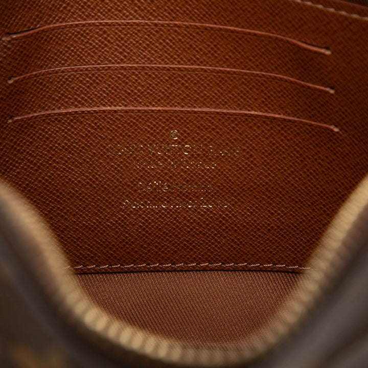 Souple Trunk Pochette Monogram Marron
