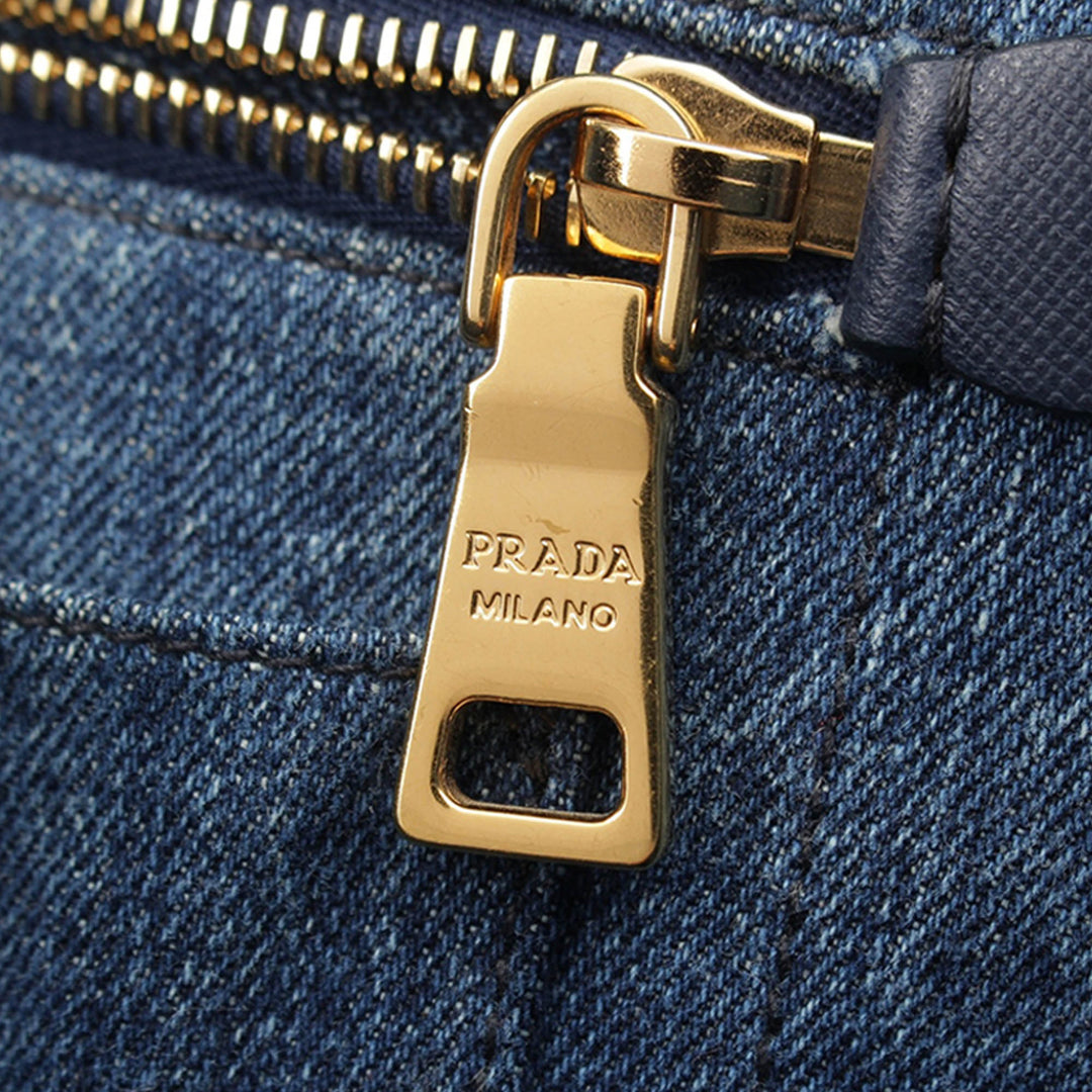 Canapa Logo Cabas Jean Bleu