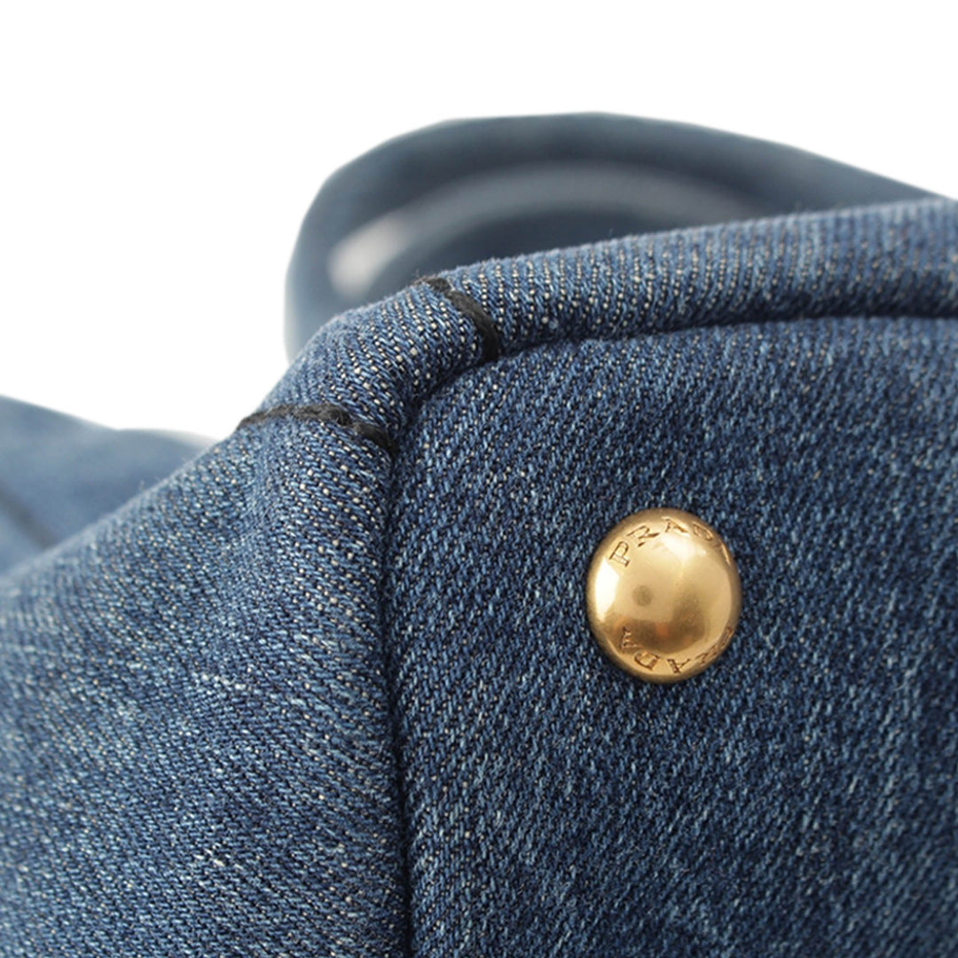 Canapa Logo Cabas Jean Bleu