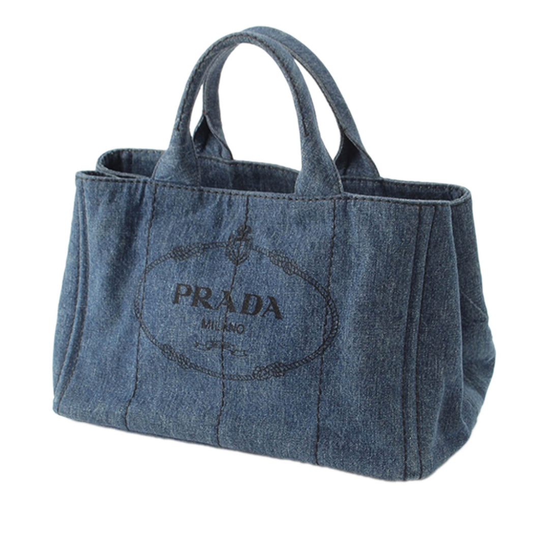 Canapa Logo Cabas Jean Bleu