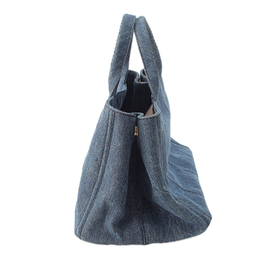 Canapa Logo Cabas Jean Bleu