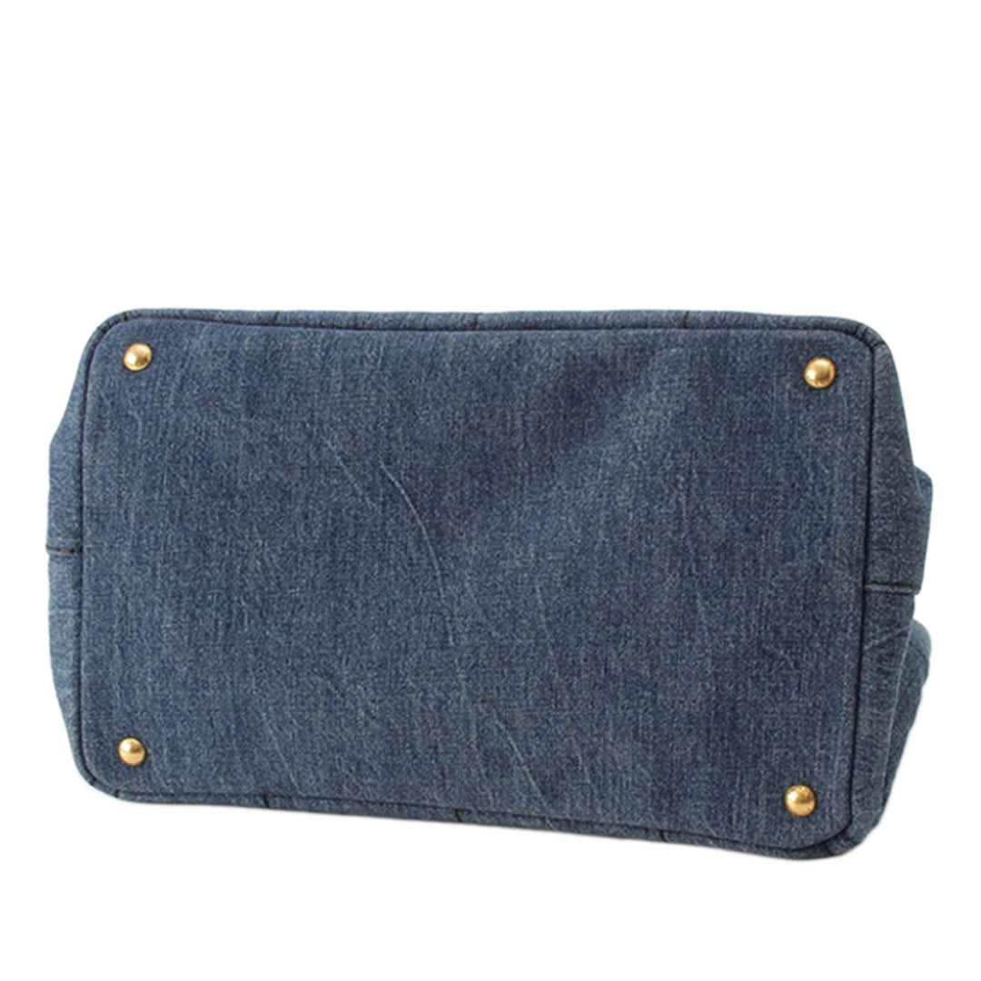 Canapa Logo Cabas Jean Bleu