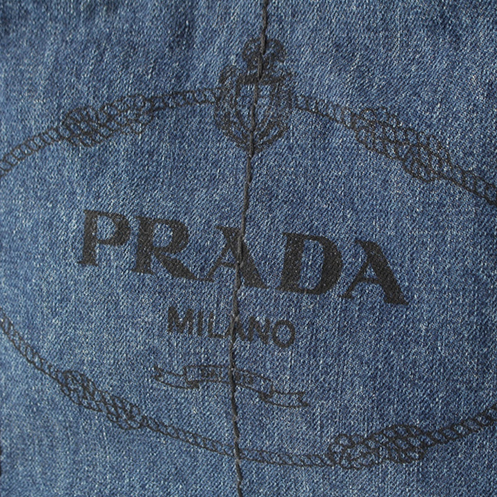 Canapa Logo Cabas Jean Bleu