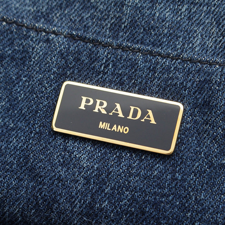 Canapa Logo Cabas Jean Bleu