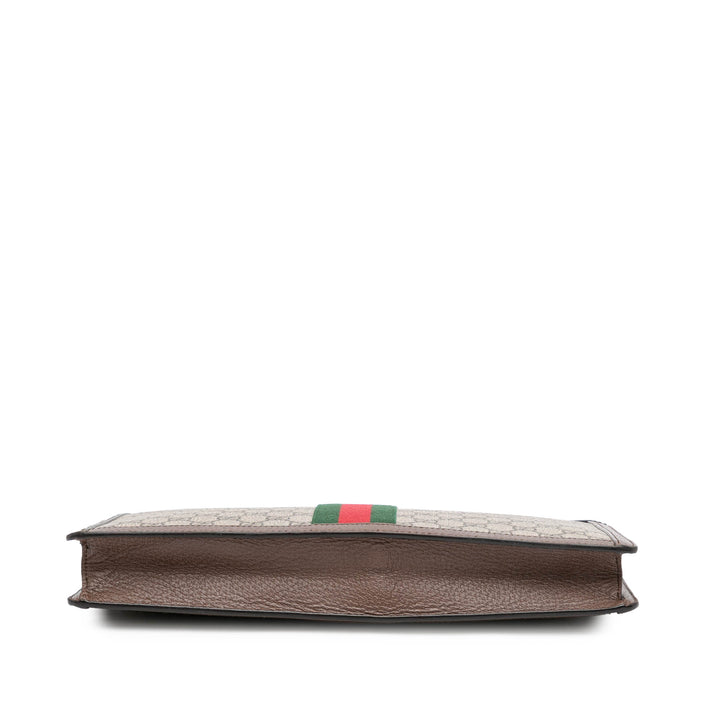 GG Supreme Ophidia Clutch Brown - Gaby Paris