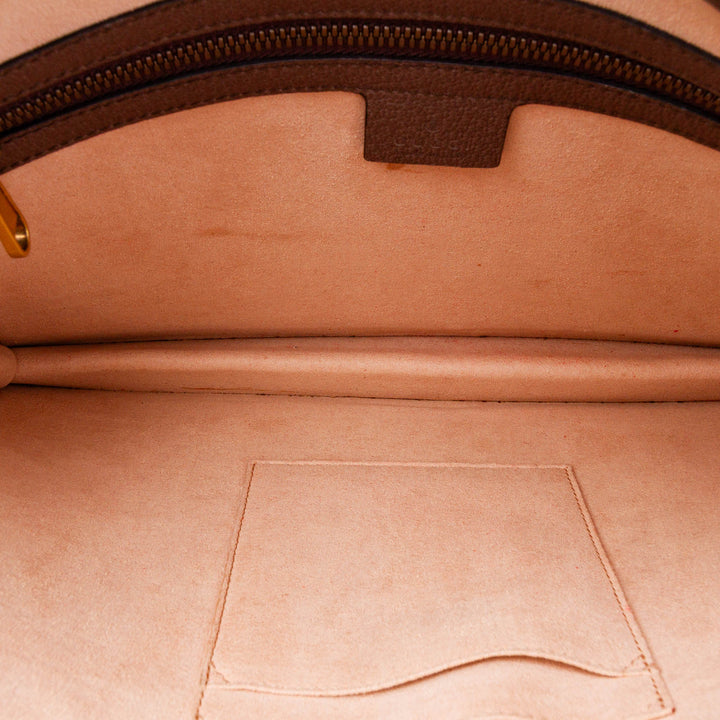 GG Supreme Ophidia Clutch Brown - Gaby Paris