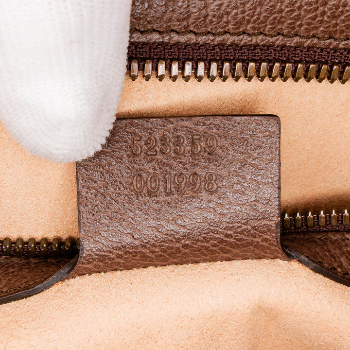GG Supreme Ophidia Clutch Brown - Gaby Paris