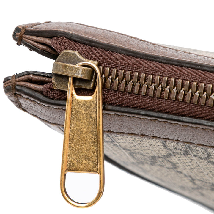 GG Supreme Ophidia Clutch Brown - Gaby Paris