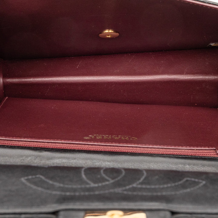 Chanel CC Matelassé Cuir d’agneau Simple rabat