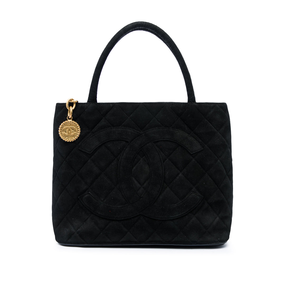 Chanel Medallion Cabas Noir – vue principale – GABY PARIS