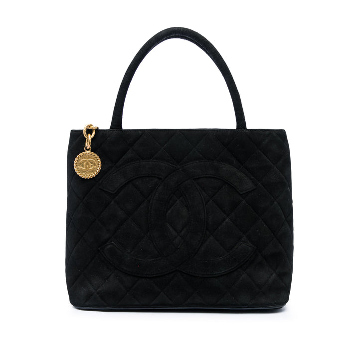 Chanel Medallion Cabas Noir – vue principale – GABY PARIS