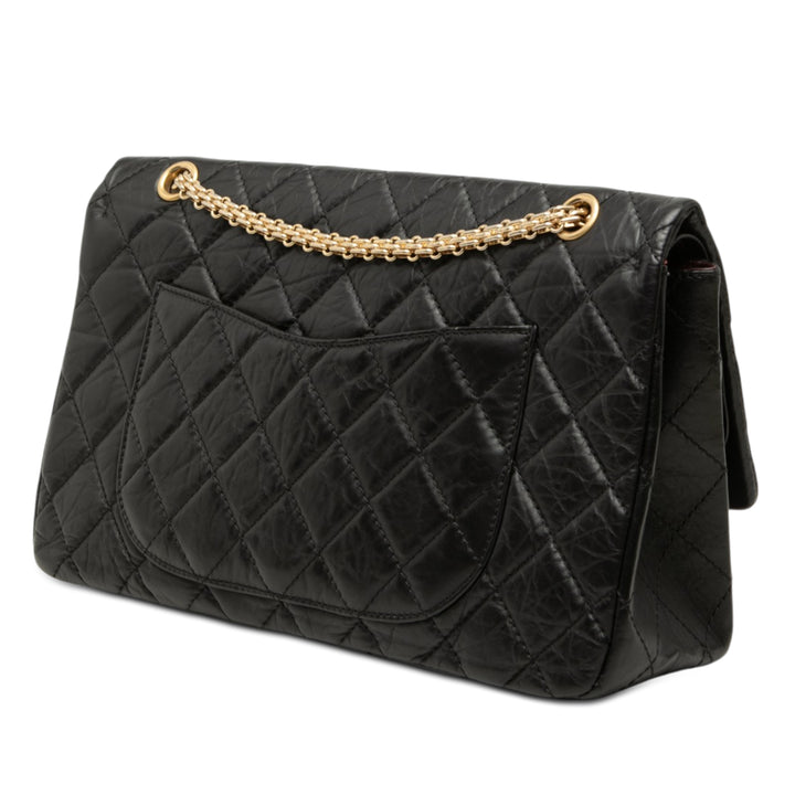 Chanel Matelassé vieilli Cuir de veau Reissue 2.55 Double rabat 227