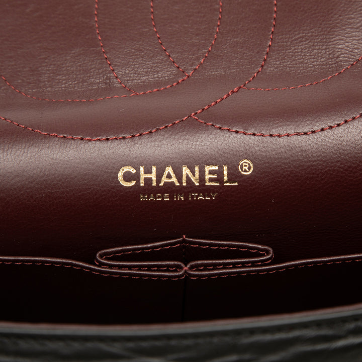 Chanel Matelassé vieilli Cuir de veau Reissue 2.55 Double rabat 227