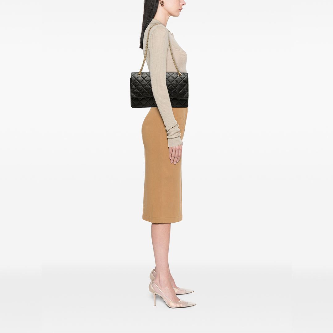 Chanel Matelassé vieilli Cuir de veau Reissue 2.55 Double rabat 227