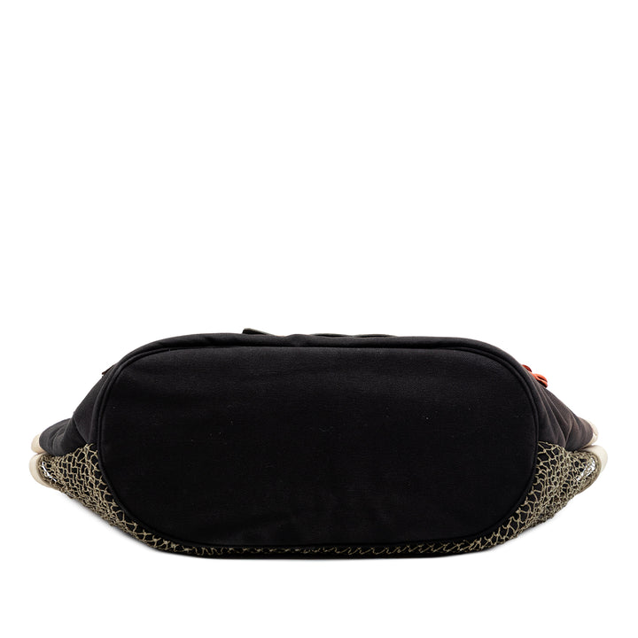 Chanel 2004 Cruise Camellia CC Clover Rope Cabas Cabas