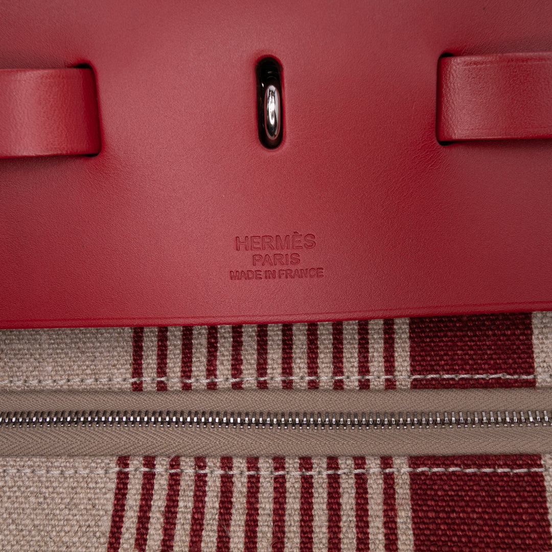 Hermès Toile H Vibration and Vache Hunter Herbag Zip Cabin Retourne 50 Marron – GABY PARIS Authentique
