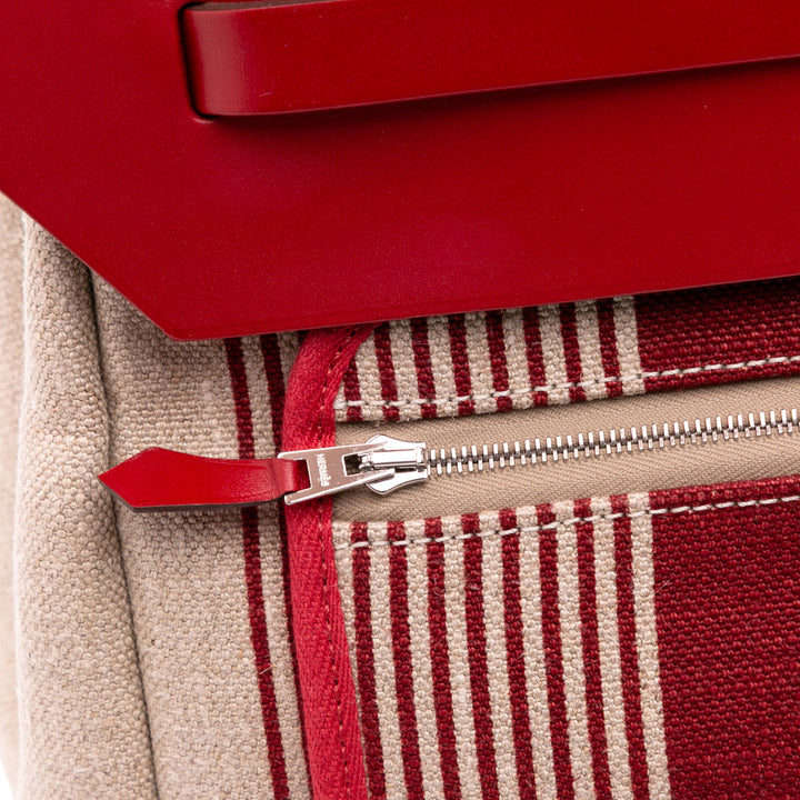 Hermès Toile H Vibration and Vache Hunter Herbag Zip Cabin Retourne 50 Marron – GABY PARIS Authentique