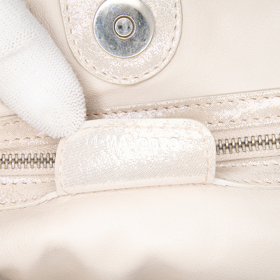 Dior Medium Woven Iridescent Cuir de veau Soft Lady Dior