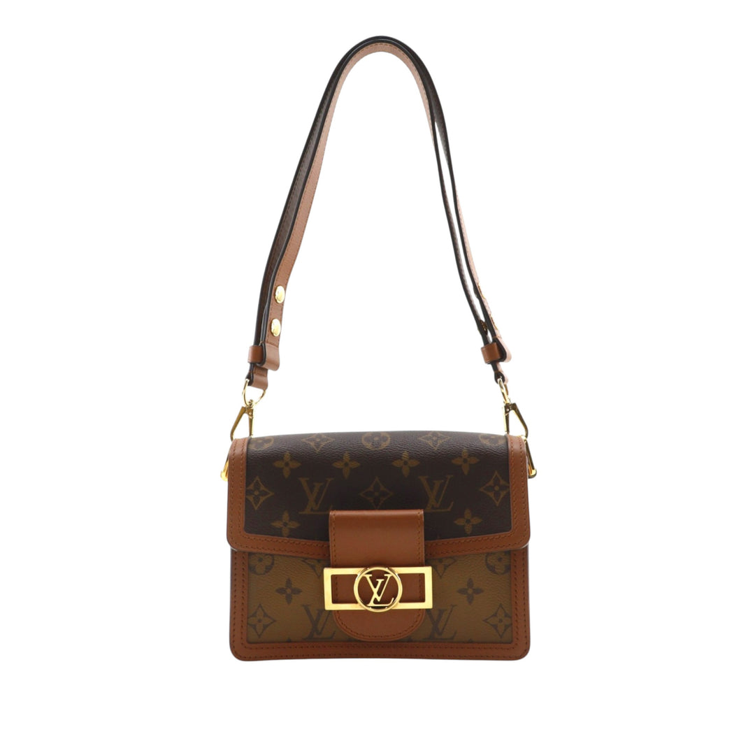 Dauphine Mini Monogram Reverse Marron