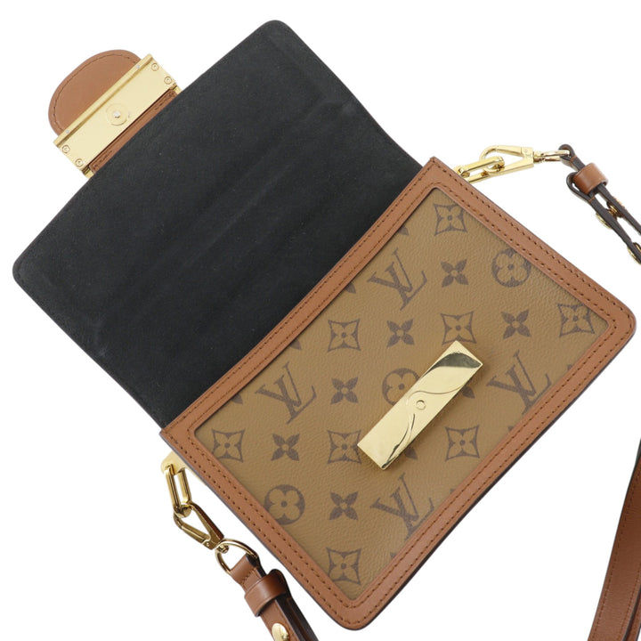 Dauphine Mini Monogram Reverse Marron