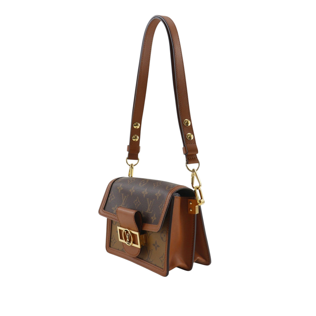 Dauphine Mini Monogram Reverse Marron