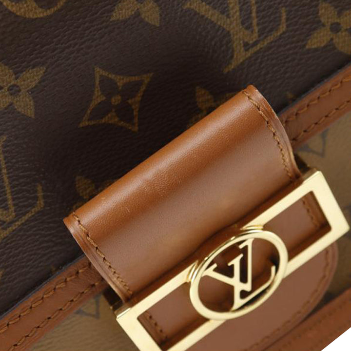 Dauphine Mini Monogram Reverse Marron