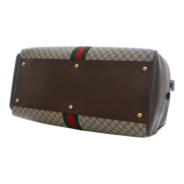 Gucci Large GG Supreme Web Savoy Bowling Sac