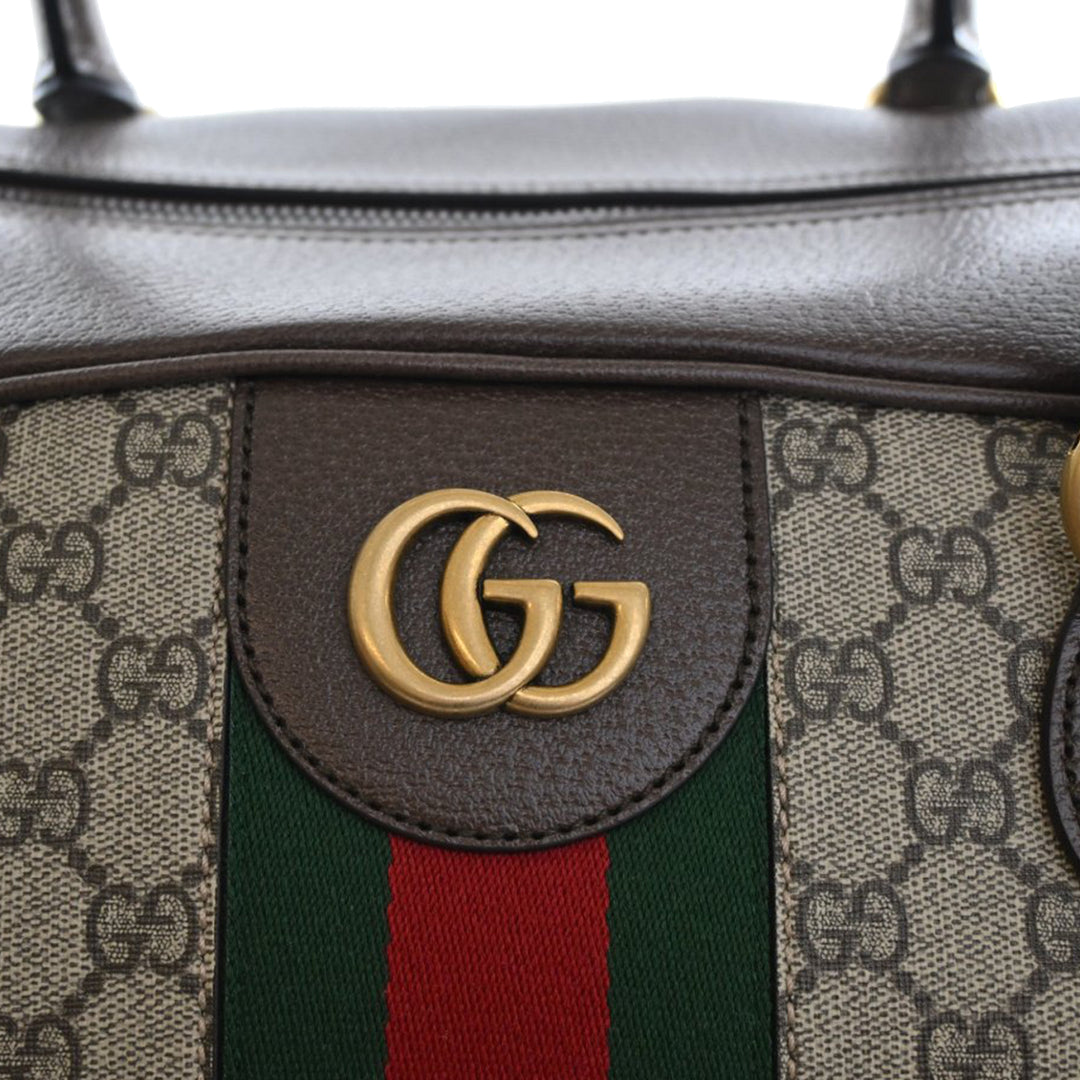 Gucci Large GG Supreme Web Savoy Bowling Sac