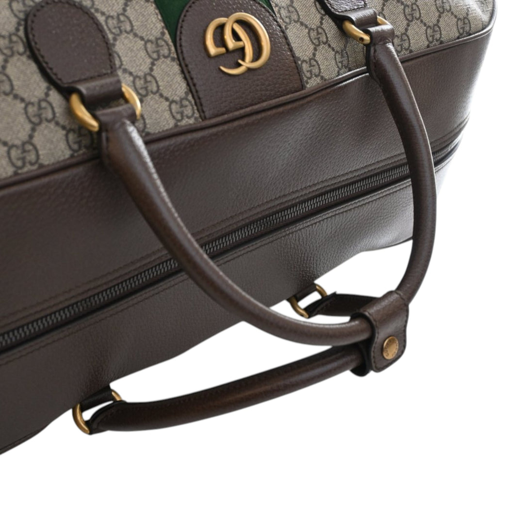 Gucci Large GG Supreme Web Savoy Bowling Sac