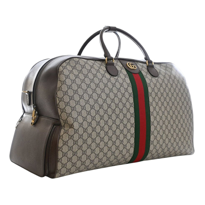Gucci Large GG Supreme Web Savoy Bowling Sac