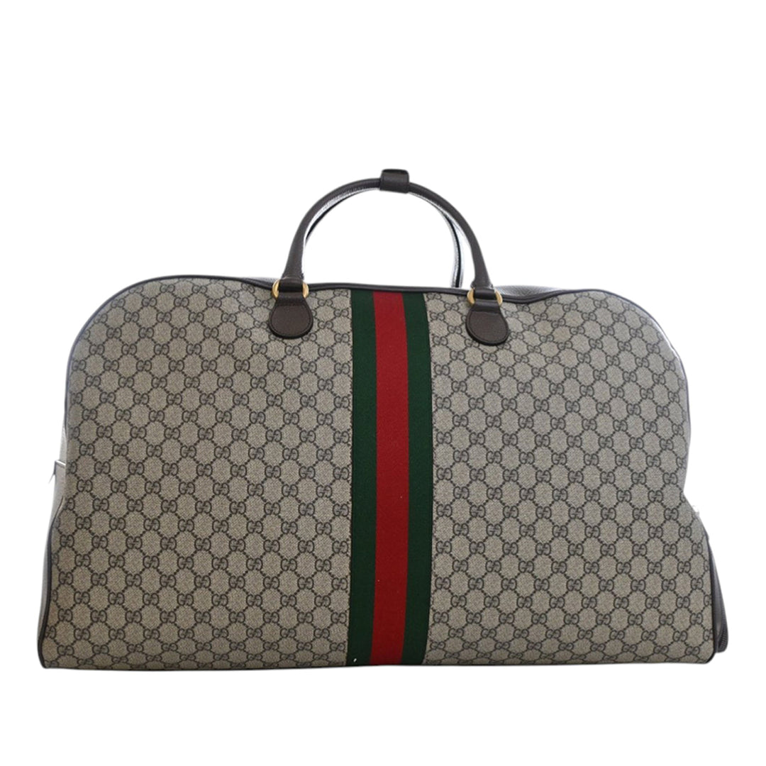 Gucci Large GG Supreme Web Savoy Bowling Sac