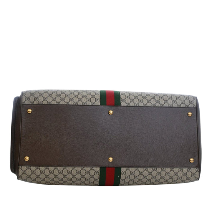 Gucci Large GG Supreme Web Savoy Bowling Sac