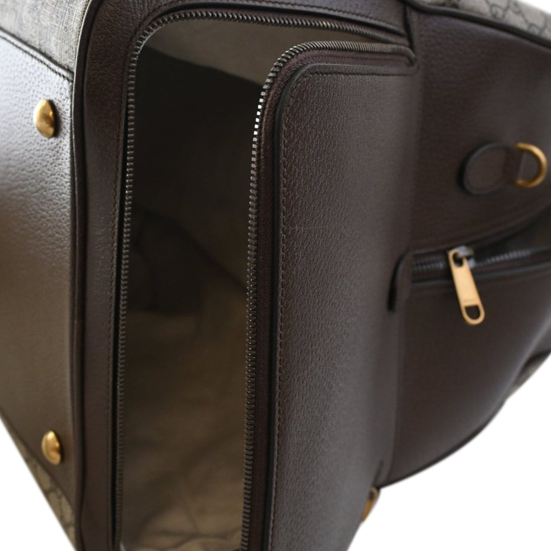 Gucci Large GG Supreme Web Savoy Bowling Sac